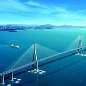 Schöne Brücke Über Wasser