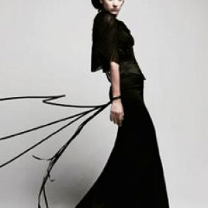 Elegantes Schwarzes Kleid Mode