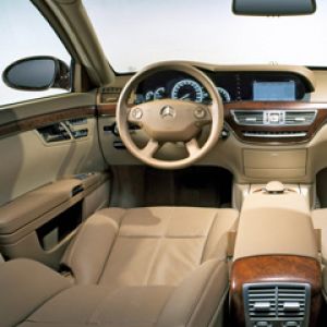Luxuriöser Auto-Innenraum