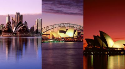 Sydney Opera House bei Sonnenuntergang