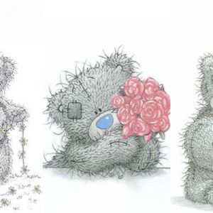 Niedliche Teddybär-Illustrationen