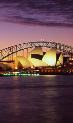Sydney Opera House bei Sonnenuntergang