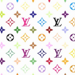 Buntes Louis Vuitton Muster