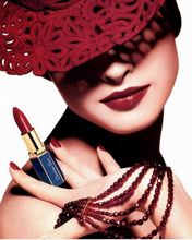 Elegante Rote Lippenstift Mode