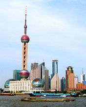 Skyline des Shanghai Towers