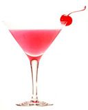 Leckerer Rosa Cocktail