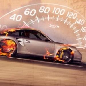 Porsche Geschwindigkeitskunst