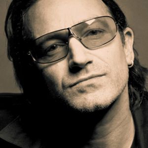 Porträt von Bono