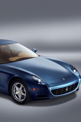 Blaues Ferrari Sportwagen