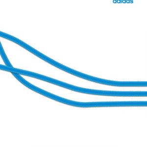 Adidas Blaues Schnürsenkel Design
