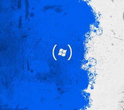Abstraktes Design des Windows-Logos