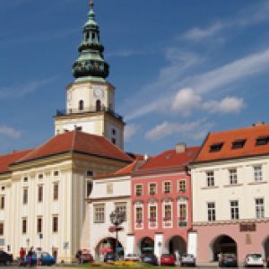 Historische Architektur des Platzes