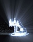 Abstrakte Lichtkunst