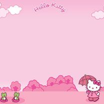 Niedlicher Hello Kitty Hintergrund