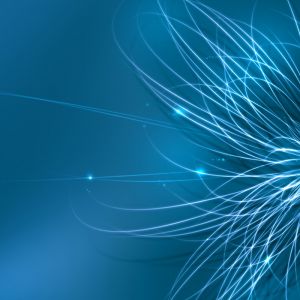 Blaue Abstrakte Lichtmuster