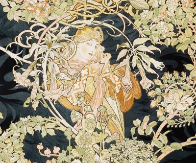 Art Nouveau Blumenmuster