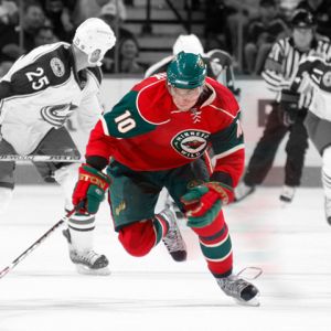 Hockey-Aktionsaufnahme