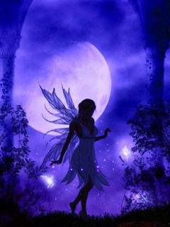 Mystische Fee Unter dem Mond