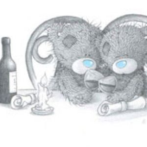 Niedliche Paarillustration