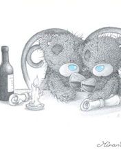Niedliche Paarillustration