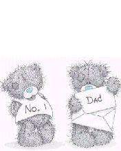 Niedliche Teddybären für Papa