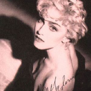 Porträt von Madonna