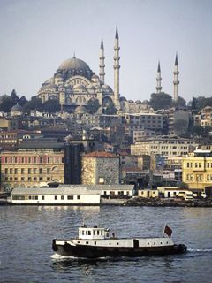 Istanbul Skyline mit Moschee