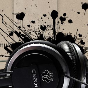 Musik Kopfhörer Abstrakte Kunst