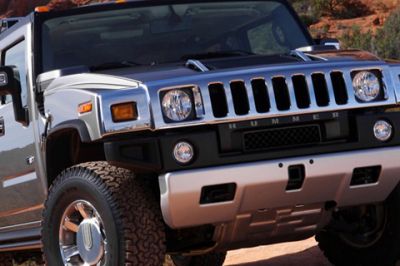 Hummer SUV Nahaufnahme