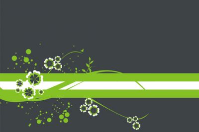 Blumiges Abstraktes Design