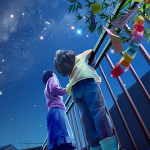 Sternenklare Nacht mit Kindern