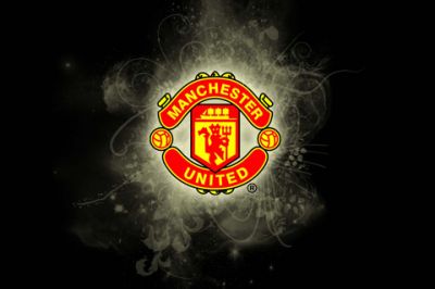 Hintergrund mit dem Manchester United Logo