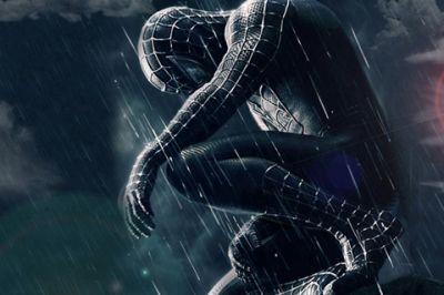 Dunkler Spider-Man Hintergrund
