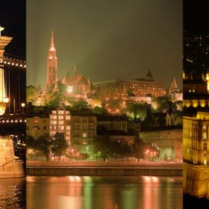 Budapester Nachtansicht