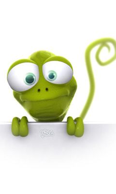 Niedlicher Grüner Cartoon-Frosch
