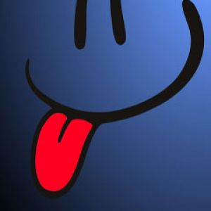 Verspielt Smiley Gesicht