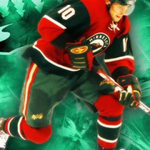 Eishockeyspieler in Aktion