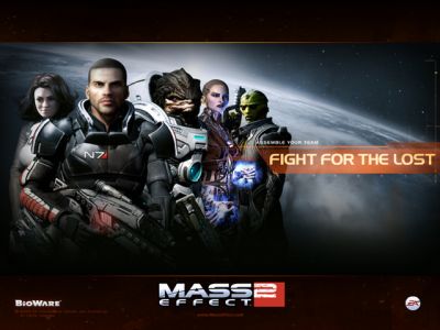 Mass Effect 2 Team Hintergrundbild