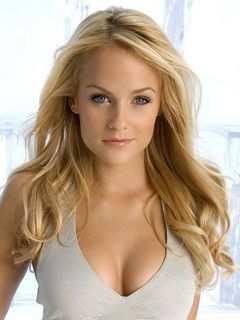 Glamouröse Blonde Schönheit