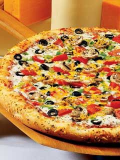 Leckere Gemüse-Pizza
