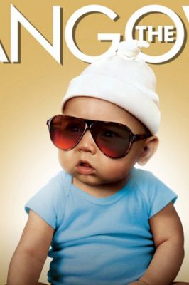 Cooles Baby mit Sonnenbrille