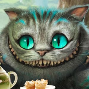 Fantastische Kunst der Cheshire Katze