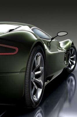 Elegantes Grünes Sportauto
