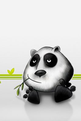 Niedliche Panda-Illustration
