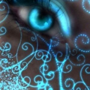 Blaues Auge Abstrakte Kunst