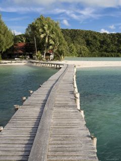 Tropisches Pier