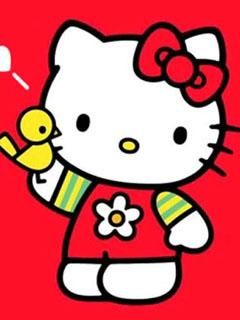 Hello Kitty mit Ente