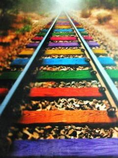 Bunte Bahngleise