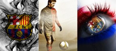 FC Barcelona Fußballkunst
