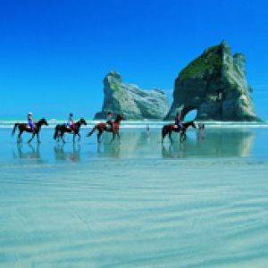 Reiten am Strand